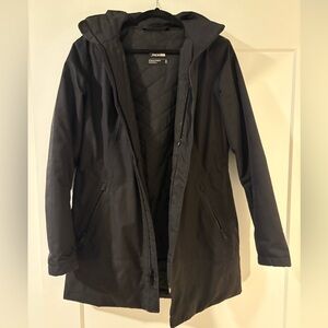 Womens North Face Black Hooded Jacket